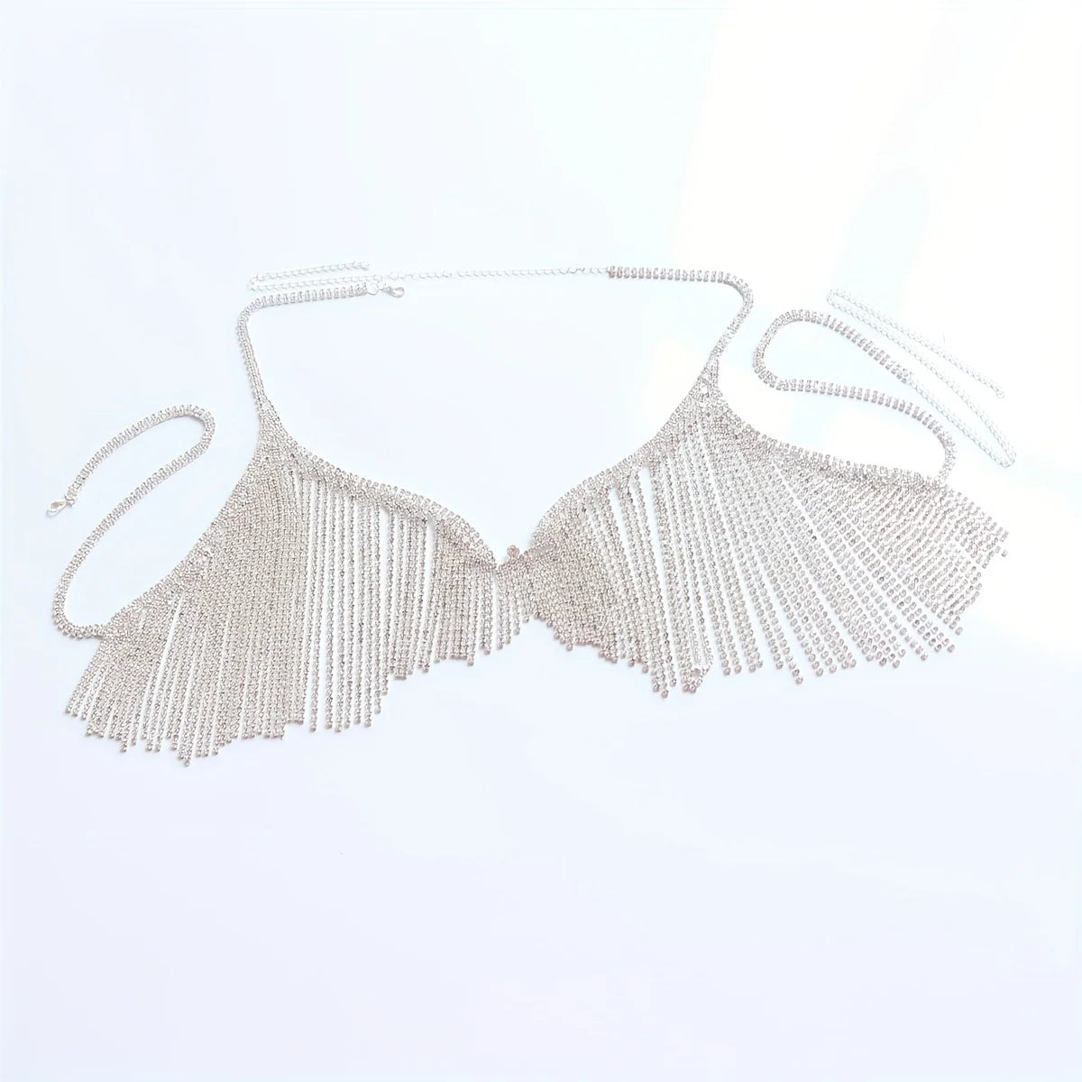 New Fashion Mesh Crystal Set Bra Chain Jewelry Luxury Shining Nightclub Party Bikini Water Diamond Bra Chain Dingzi Pants Jewelr