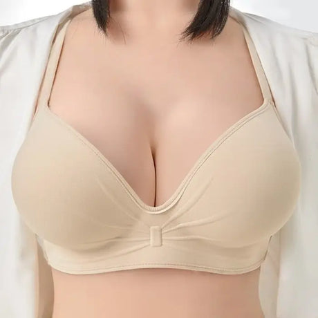 12CM Extreme Push Up Bra for Small Breast, Ultra Thick Pad Wireless Plunge Lingerie, Sexy Padded Bra to Enhance Curves