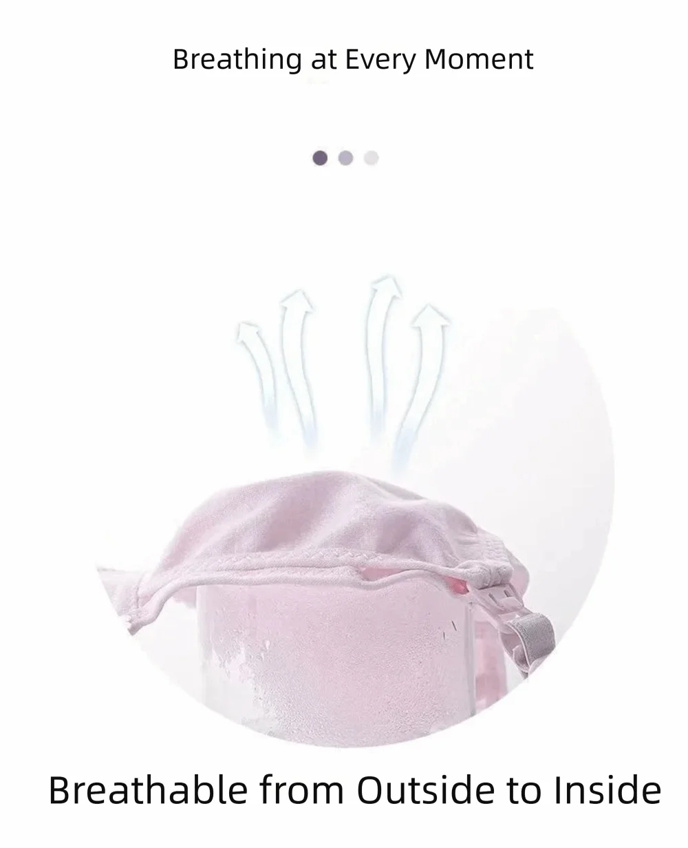 Cotton Maternity Nursing Bra Wire Free Open Breast Design Open Breast Bra Plus Size Sleep Underwear Cotton Wire Free Bra