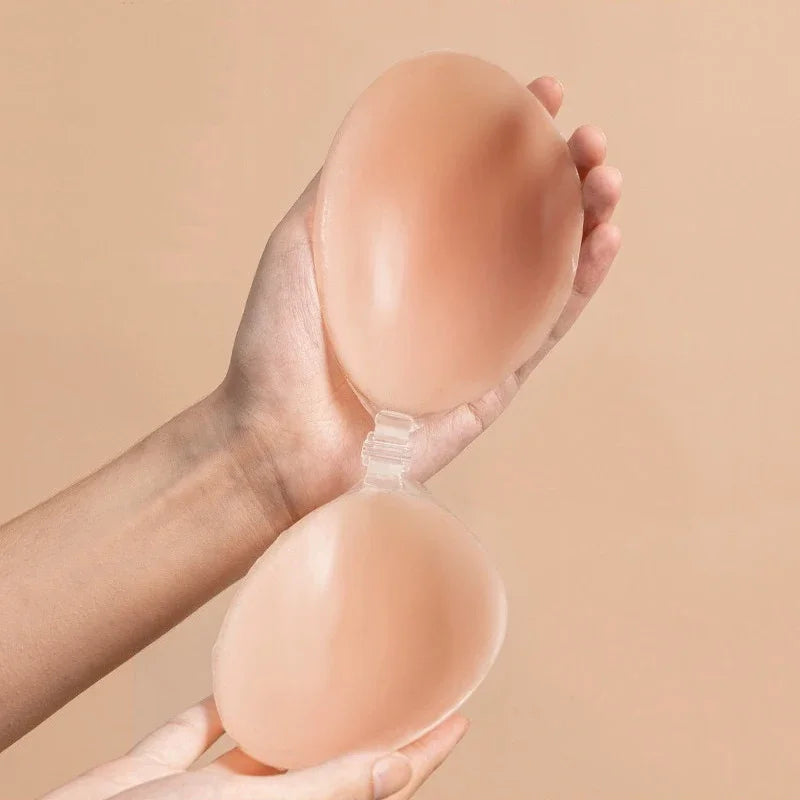 Lift Up Silicone Bra Invisible Push Up Sexy Strapless Bra Adhesive Backless Breast Enhancer Women Sticky Wedding Bikini Bras