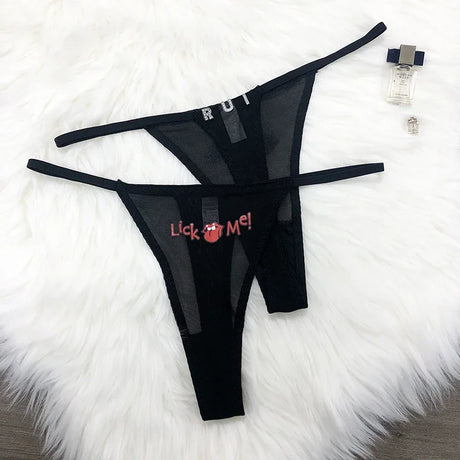 Custom Thongs Crystal Name Letter Women Sexy Underpants Erotic G-String Panties Personalized Underwear Girl Friend Hot wife Gift