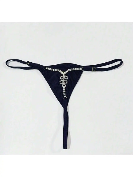 Hot selling sparkling rhinestone body chain in Europe and America, simple thong with heart, simple underwear, fashionable access