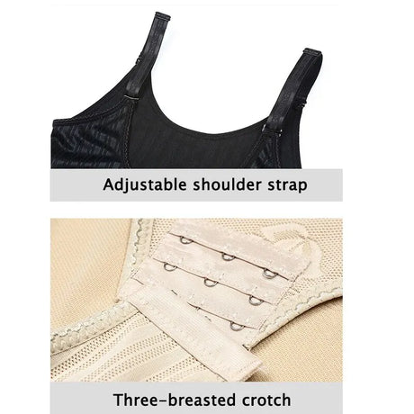 YBFDO Women Bodysuit Body Shaper Slimming Waist Trainer Shaping Shapewear Tummy Control Underwear Flat Belly Underbust Corset