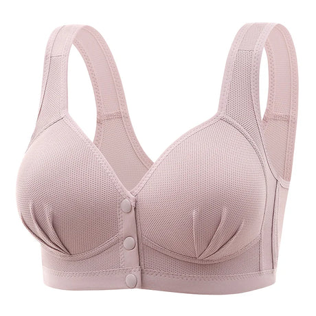 New Large-sized Breathable Non Steel Ring Breastfeeding Underwear Thin Comfortable Adjustable and Seamless Women's Bra