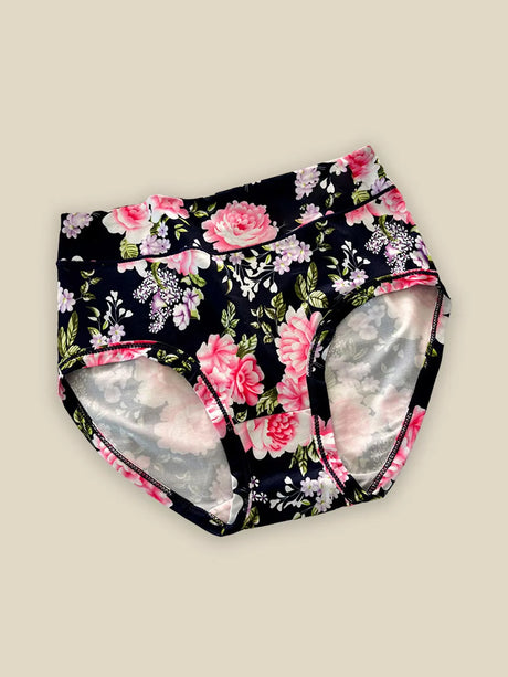 5PCS women's panties large plus size high waist seamless fashionableprinted soft and comfortable triangle pants