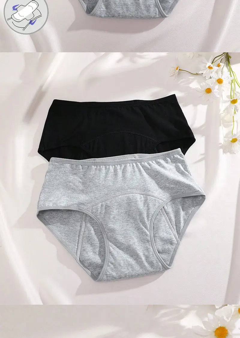 Women's Menstrual Panties Low Waisted 5-layer Physiological Periods Pants Ultra Intimates Female Underwear Breathable Lingerie