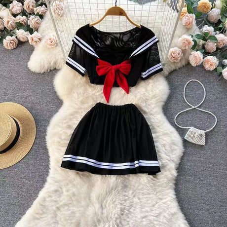 Women Sets Ruffled Apron Shorts Headband Maid Cosplay Costume Rabbit Officer Party Park Performance Sexy Suits Hotsweet Clothes