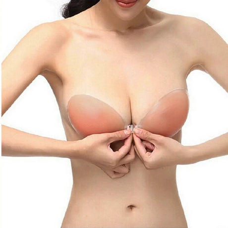 Lift Up Silicone Bra Invisible Push Up Sexy Strapless Bra Adhesive Backless Breast Enhancer Women Sticky Wedding Bikini Bras
