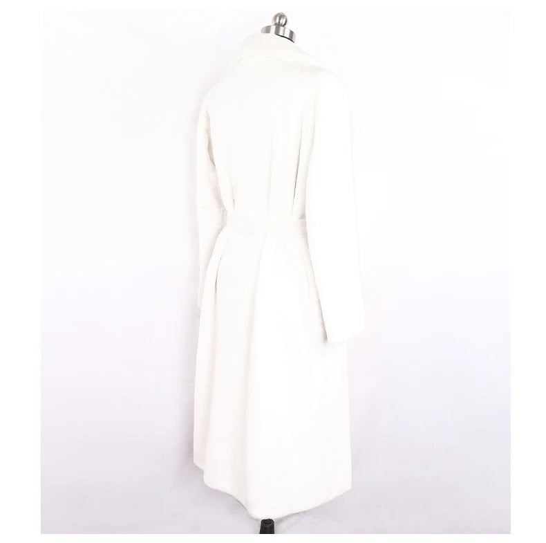 Mauroicardi Winter Long White Black Warm Thick Soft Flowy Fluffy Faux Fur Coat Women Sashes Loose Casual Furry Overcoat 2024