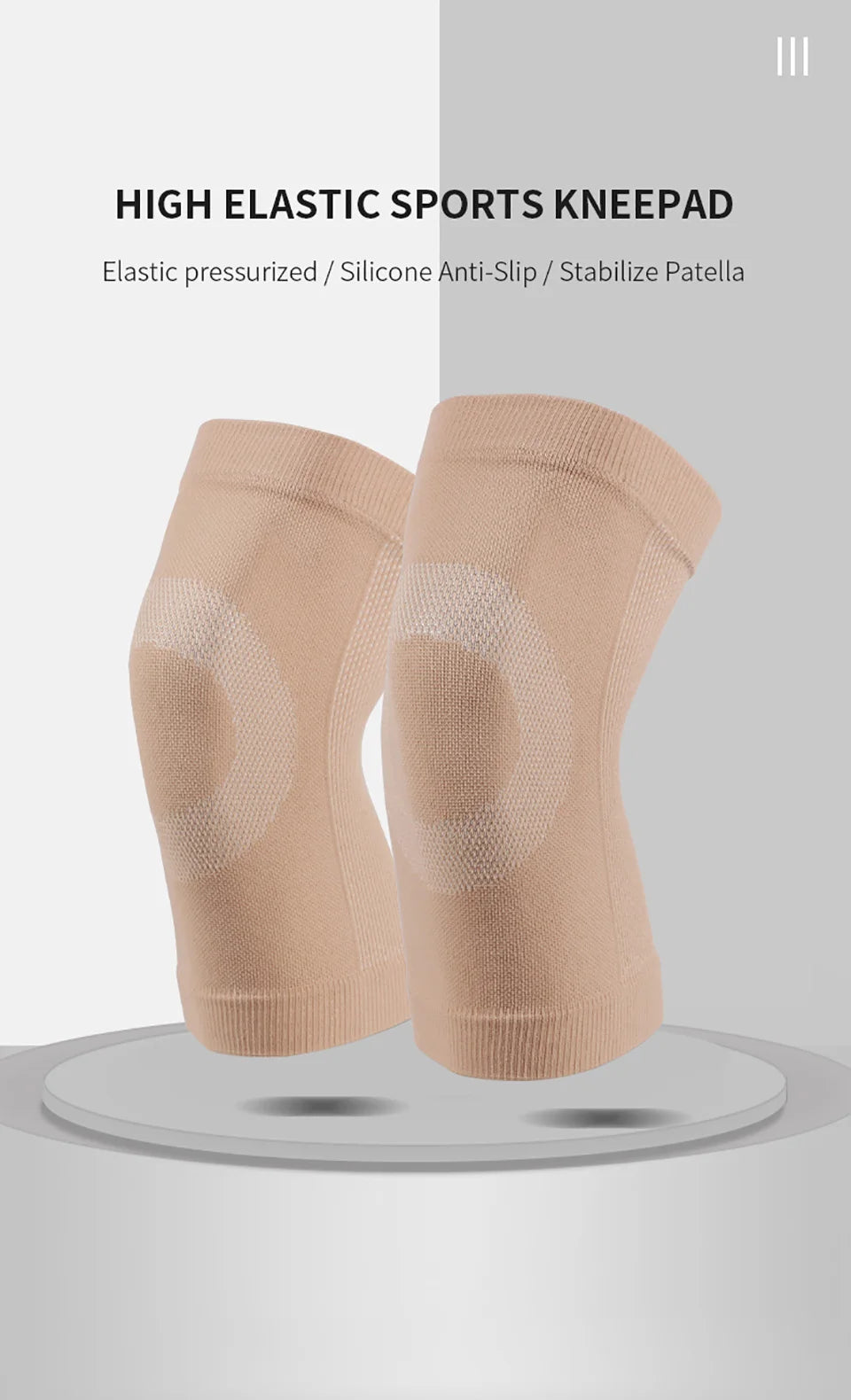 1Pair Summer Ultra Thin Knee Support Brace Sports Knee Pads Gym Running Knee Protector Meniscus Arthritis Injury Ease Knee Pain