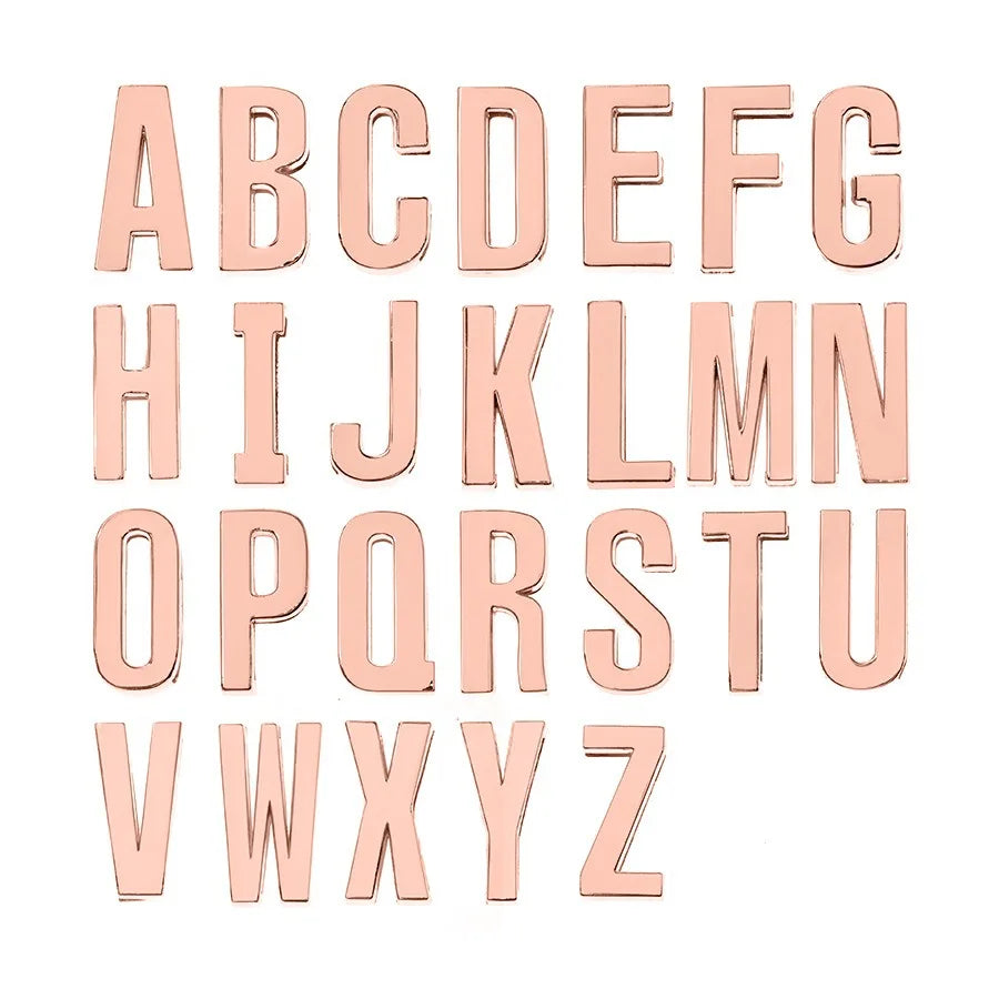 30MM Goth Sexy Rose Gold Letters Custom Collar Choker Necklaces Men Women BDSM Role Age Cosplay Chocker Customized Jewelry