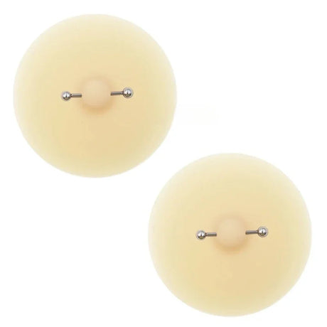 4 Styles Solid State Rubber Nipple Patch Invisible and Traceless Solid Chest Patch for Women Breast Patch Nipple Decoration