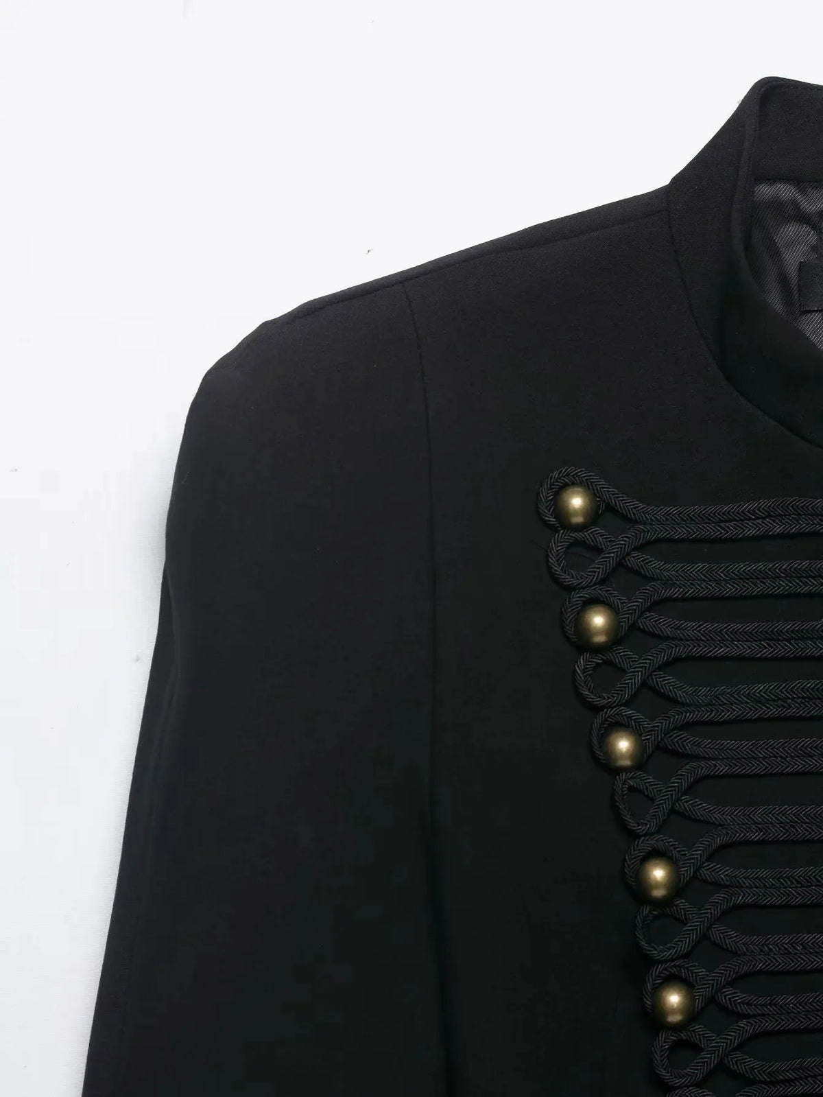 Women Vintage Slim Jacket Spring Women Trends Elegant Napoleon Jackets Ladies High Street Chic Shoulder Padded Blazer