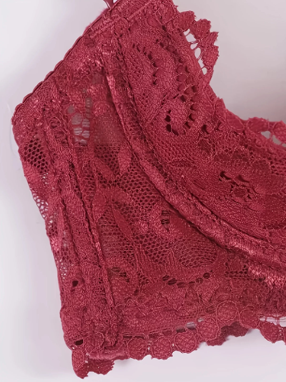 Women's lace open cup bra, soft, skin friendly, breathable, sexy gathering bra