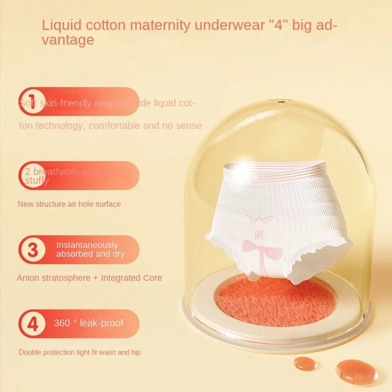 ONEWEAR Period Comfort Pants/Liquid Menstrual/Sleeping Pants Postpartum Plus Size Sanitary Pants/Anti-side leakag