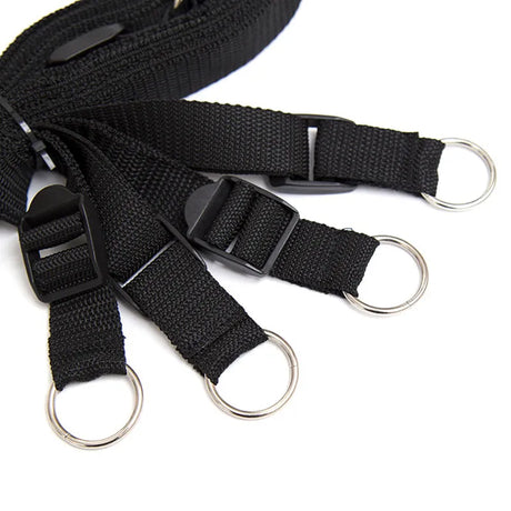 BDSM Bondage Set Adult Sex Game Handcuff Ankle Restraints Sextoy Couple Slave Sex Products Erotic Bed Strap System SM Soft Cuffs