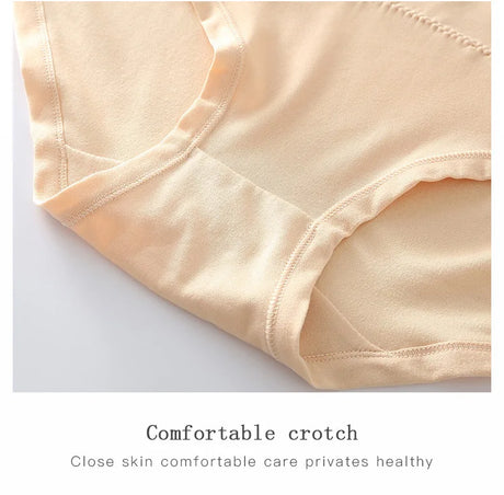 6pcs Women's Panties High Waist Underwear Large Size Fashion Girls Briefs Plus Size Breathable Lace Panty Female Lingerie