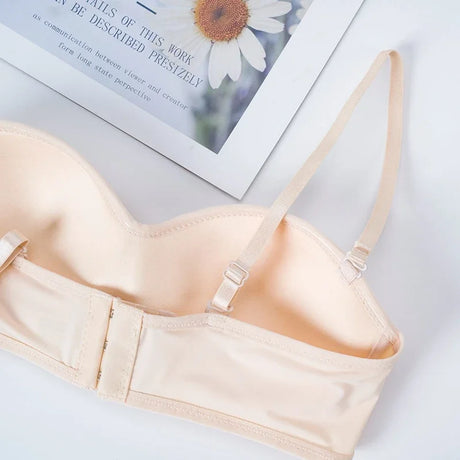 Women Invisible Bra Strapless Bralette 1/2 Cup Women's Underwear Female Seamless Party Wedding Bras Sexy Lingerie New