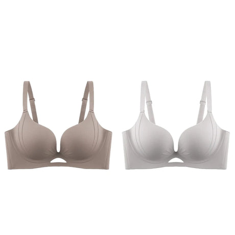 FallSweet Small Chest Sexy Push Up Bra for Women Seamless Bras Everyday Lingerie Comfortable Underwear Thick Bralette 32-38AB