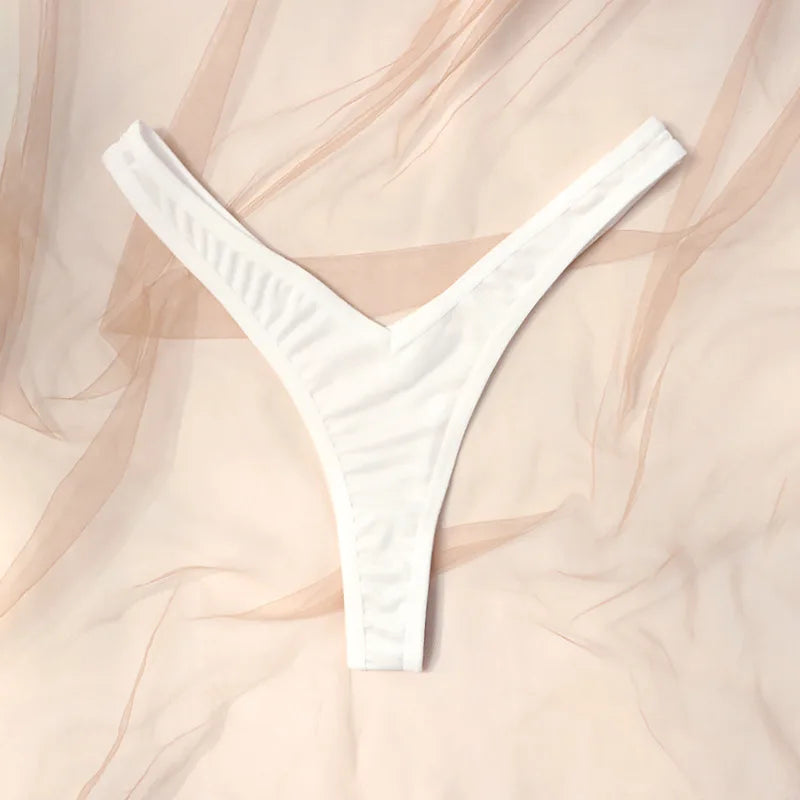 2026 Sexy Simple Low Waist Briefs Women's Wholesale Thong New Hip Lifting Pants