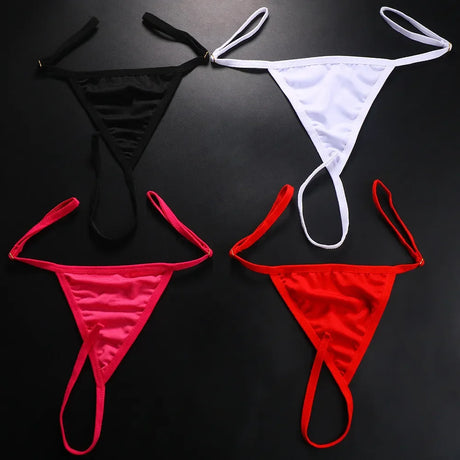 Sexy Rhinestone Thong Chain G String Underwear for Women Wholesale Beach Swimwear Adjustable Crystal Bikini Panties Jewelry Rave