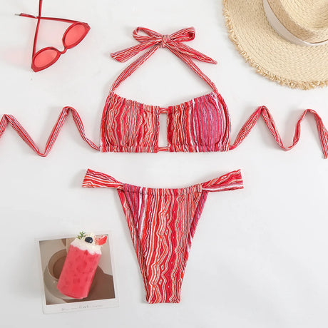 Sexy Bikini Women's Swimsuit 2026 Micro Swimwear High Cut Bandeau Bikinis Sets Two Piece Bathing Suit Swimming for Beach Wear