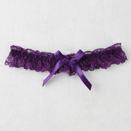 Women Sexy Lingerie Lace Floral Garter Belt Bowknot Leg Loop Wedding Garters Bridal Cosplay Fashion Stocking Ring For Ladies