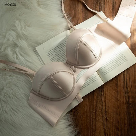 Japanese Anime Set Victoria's Style Half Cup Minimiser & Knickers | Push Up for Small Chest Retro sensual Lingerie Bride Gift
