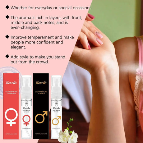 Long Lasting Pheromone Perfume Spray Flirting Encourage Dating Atmosphere Seduction Erotic Perfume For Men Women Sexy Fragrance
