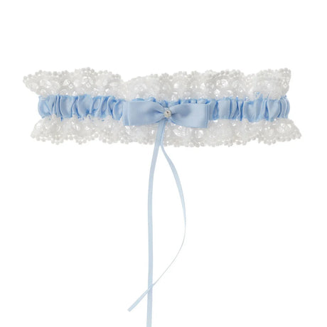 Women Lace Bow Silky Smooth Satin Elastic Thigh Strap Garter Belt Sexy Thigh Bands Party Bride Leg Garter Cosplay Tea Time