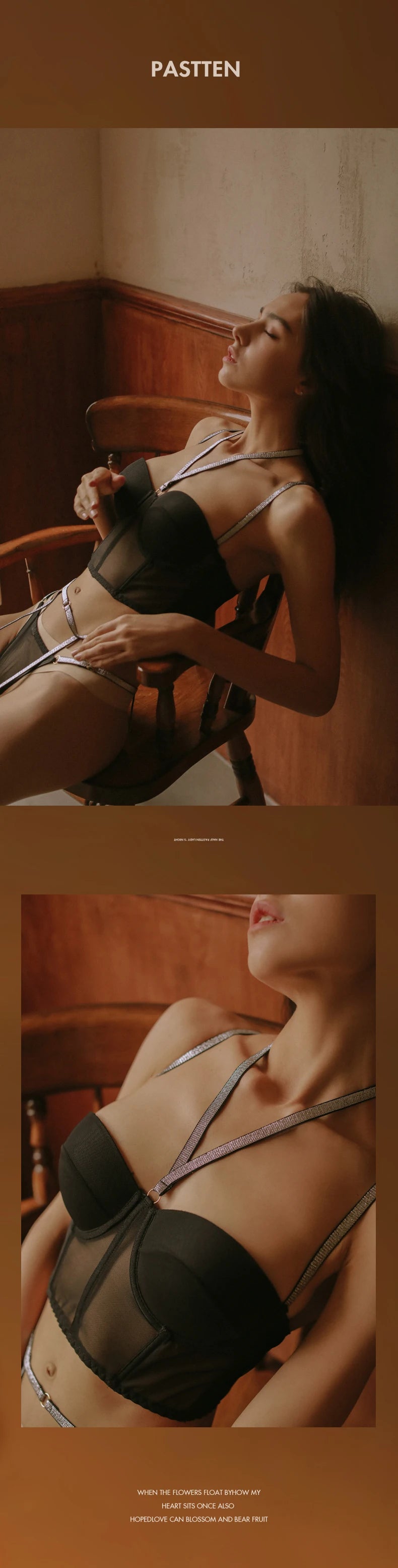 Fish Bones Bra Panty Tops Women Summer Bandage Nightwear Halter Hanging Neck Nighty Garter Belt Underwear Emo Love Lingeries