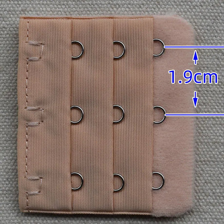 3-Row 3-Hook Bra Extender with Stainless Steel Hooks for Bras, Adjustable Extra Length Soft Velvet Back Closure (Multi Colors)