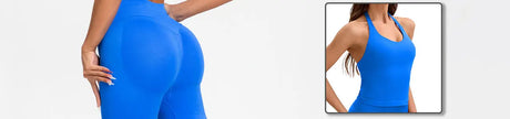 NCLAGEN Sports Bra Women Sportswear Seamless Halter Top High Support Push-up Open Back Gym Wear Fitness Yoga Workout Underwear