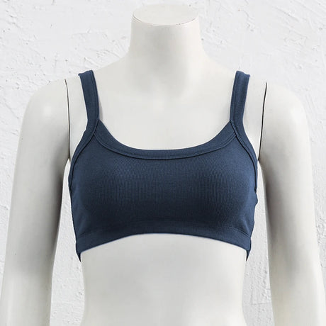 Knitted Cotton Women'S Tube Top Stretchy Ribbed Sleeveless Streetwear Slim White Crop Tops Sexy Summer Tops Cami Femme