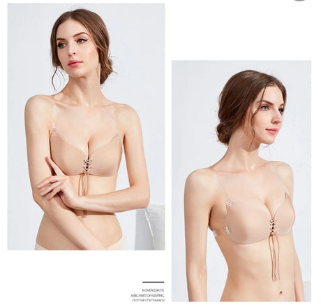 Underwear Women Self Adhesive Bras Female Nubra Magic Bra Invisible Push Up Silicone Sticky Fly BH Women Sexy ABCDEF