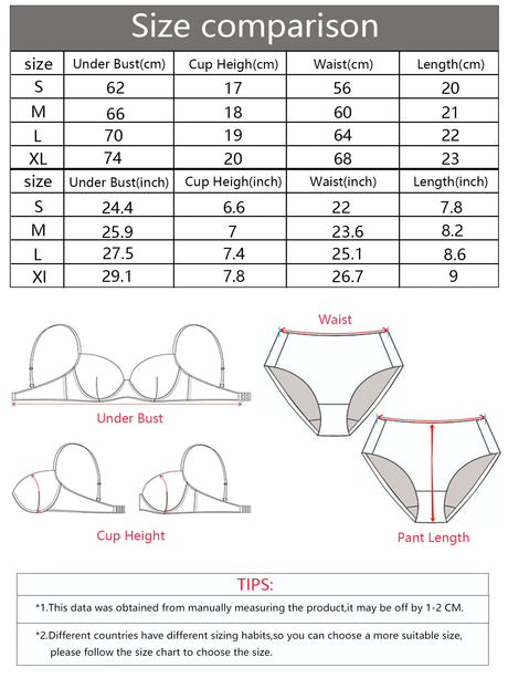 2-piece Sexy Multi-color Lingerie Set For Women's Gathering Push Up Underwear For Women's Flower Underwear Set A2155