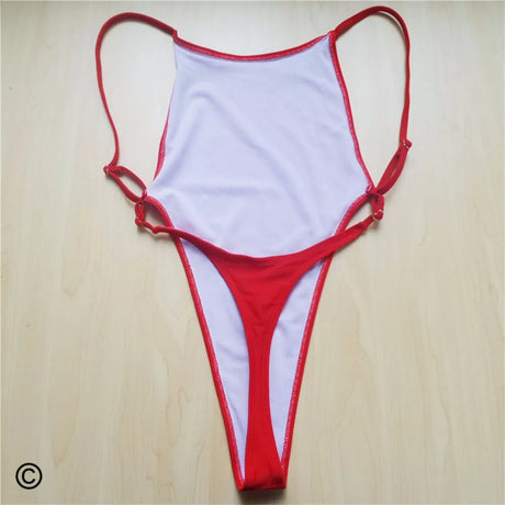 Sexy Extreme String Mini Micro Thong Swim Suit For Women Swimwear One Piece Swimsuit Female Bather Bathing Suit Monokini 2024
