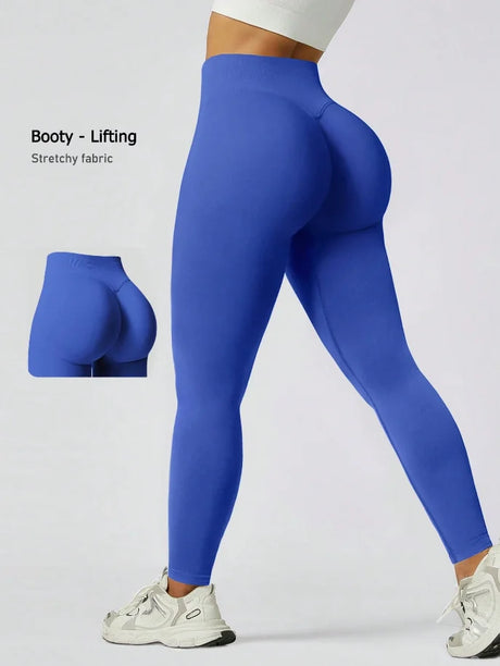 Women's Gym Tight Pants Seamless Yoga Pants Hip Lifting Workout Leggings Fitness Running Compression Sports Tights