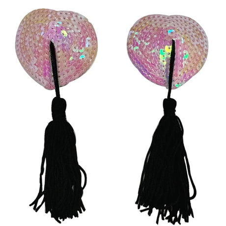 Women Sequins Tassels Pasties Bowknot Breast Sticker Bra Pads Sexy Nipple Cover
