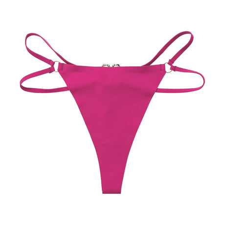 Iron Ring Sexy Women G String Briefs Ice Silk Panties Girls Underwear Thong Underpants Seamless Lingerie Plus Size S-XL