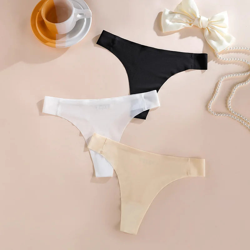 Seamless Sexy Women Panties Underwear Thong Intimates G String Ladies Low-Rise Briefs Female Panty Set Lingerie Size S-XL