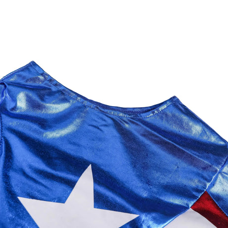 Sexy Women Captain Jumpsuit Costume Cosplay America Superhero Bodysuit Halloween Party Rompers Sexy Zentai Suit