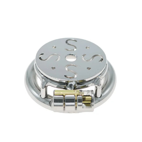 New Flat Plate Chastity Cage Sissy Stainless Steel Penis CB Lock Abstinence Restraint Urethral Chastity Device BDSM Sex Toy 18+