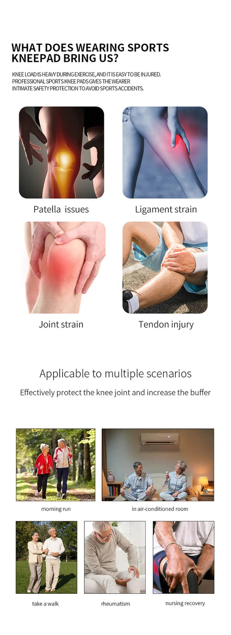 1Pair Summer Ultra Thin Knee Support Brace Sports Knee Pads Gym Running Knee Protector Meniscus Arthritis Injury Ease Knee Pain