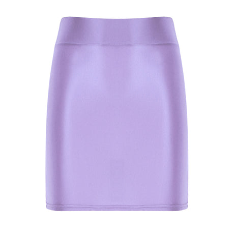 Womens Glossy Two-piece Outfit Oil Shiny Smooth High Waist Mini Skirt with Tank Top Nightclub Rave Outfit Pole Dancing Clubwear