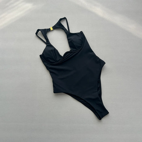 Push Up Bikinis 2025 Sexy Women Swimsuit Swimwear Female Solid Hollow Out Bikini Set Biquini Bathing Swimming Suit Beachwear