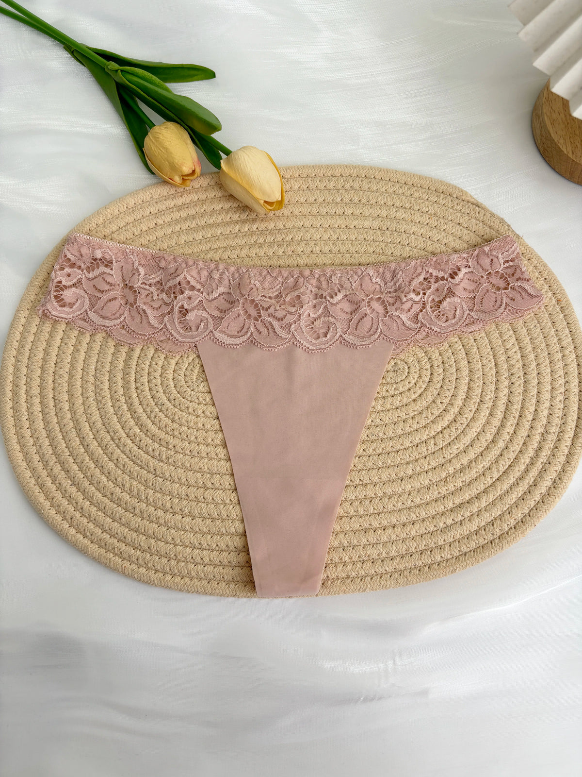Personalized Custom Thong Name Crystal Letter G-String Low Waisted Lace Thong Ice Silk Bikini Panties Hot Wife Girlfriend Gift