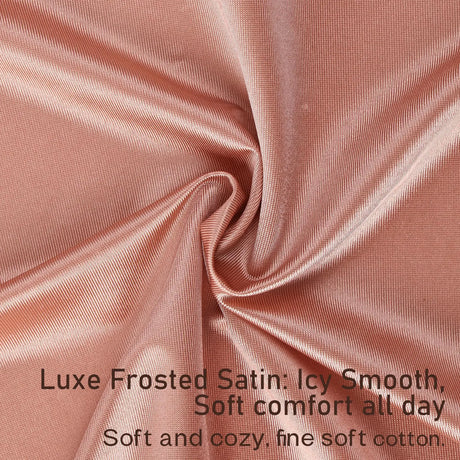 6pcs Women's Seamless Luxury Satin Briefs Mid-Waist Ruffle Mulberry Silk Butt-Lifting Panties Skin-Friendly Crotch, Sexy, Stretchy UnderWear for Women Plus Size