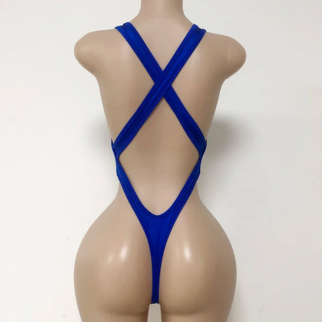 Hope&Win Rhinestone Exotic Dancewear Sexy Bodysuit Women One Piece Performance Wear Club Outfit Custom Design Wholesale
