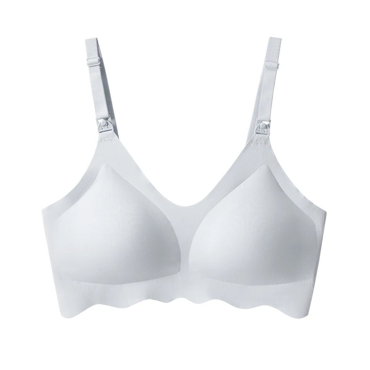 New Women Traceless Women's Comfortable and Breathable Ultra Thin Breastfeeding Bra Detachable Breastfeeding Bra